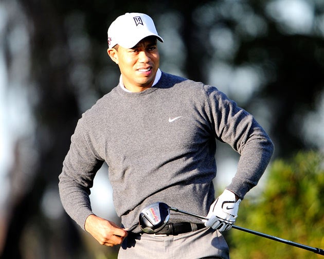 Woods has been practising at Isleworth, the gated community where he lives