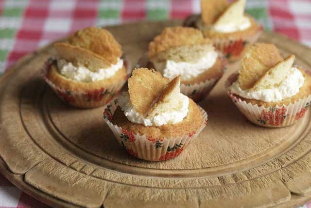 You can make butterfly cakes with any filling you fancy