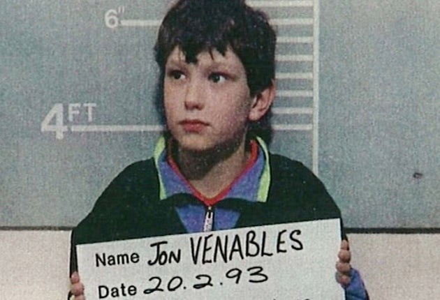 Jon Venables (pictured aged 10 in 1993) was given a new identity after being released from prison