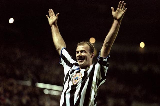 Alan Shearer during his playing days for Newcastle