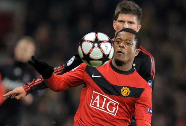 Manchester United defender Patrice Evra is back in the French squad
