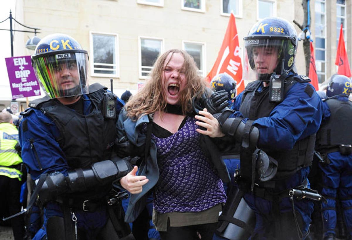 Protesters clash in Bolton The Independent The Independent