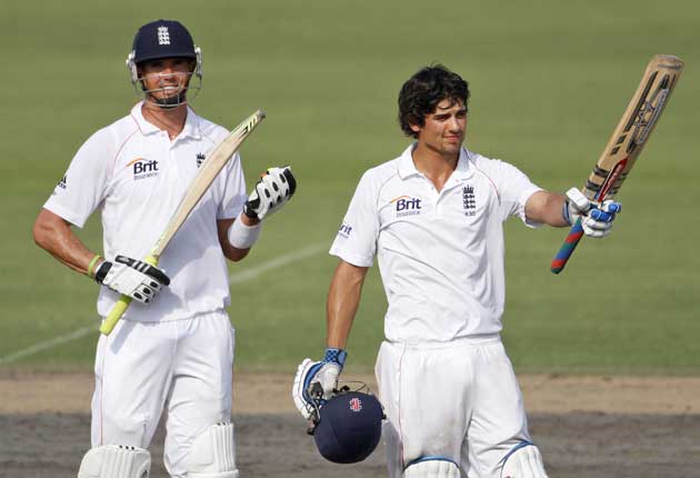 Alastair Cook (right) and Kevin Pietersen (left) had a ricky relationship during the former’s time as England captain