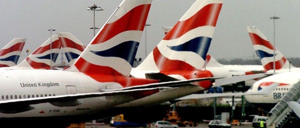 Cabin crew were on strike again today for the third day of a four-day walk-out