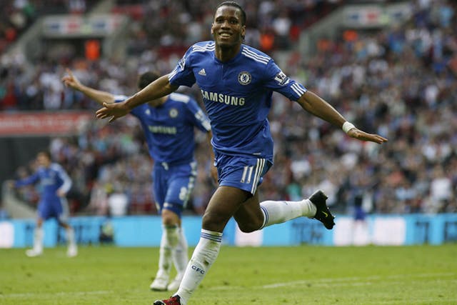 Drogba's Chelsea face Porstmouth in the FA Cup final and are involved in a tight race with Manchester United for the Premier League title