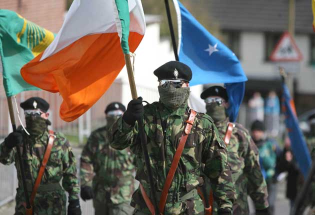 The threat to Britain from violent Irish republicans, who continue to wage a sporadic campaign, has receded