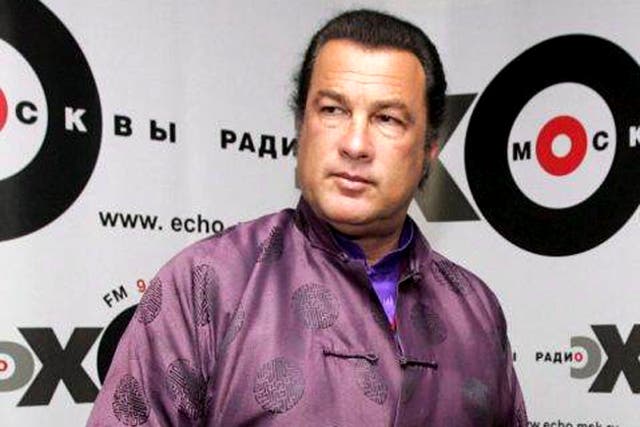 Steven Seagal calls female reporters 'a bunch of f***ing dirty whores' in  tape leaked amid sexual harassment claims, The Independent