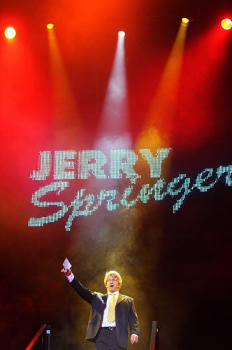 ‘Jerry Springer: The Opera’, in 2010 (Getty)