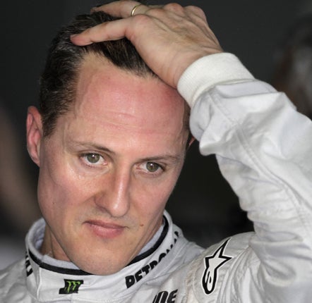 Schumacher was poor at this weekend's Grand Prix