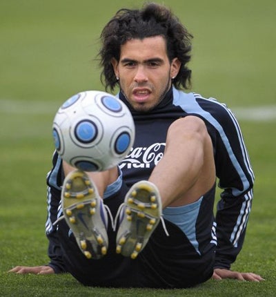 Star striker Tevez is at the core of the disillusioned group of players