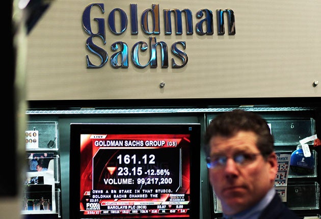 Goldman Sachs has launched a dramatic advertising campaign in a bid to improve its image.