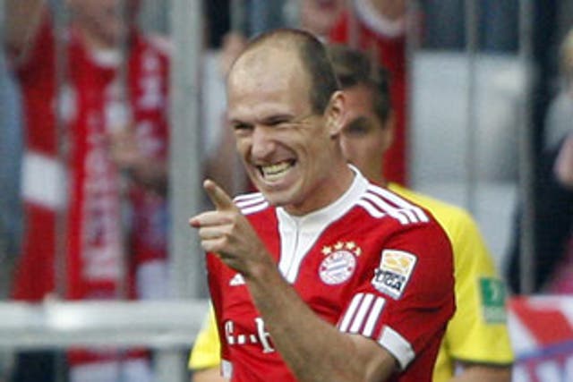 Real Madrid sold Dutch midfielder Arjen Robben to Bayern Munich