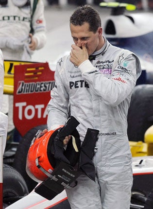 Schumacher's return has been far from a success
