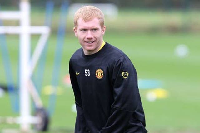 Scholes has enjoyed an excellent season with United