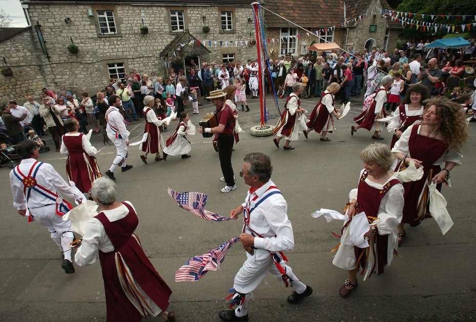 Maypole dancing was banned by Oliver Cromwell’s government in 1660