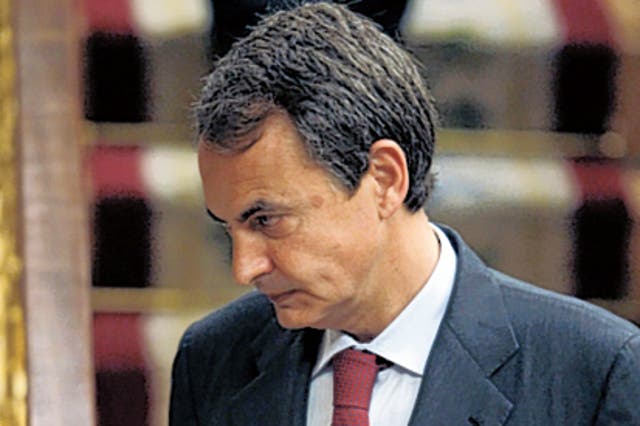 Zapatero reshuffled his Cabinet today