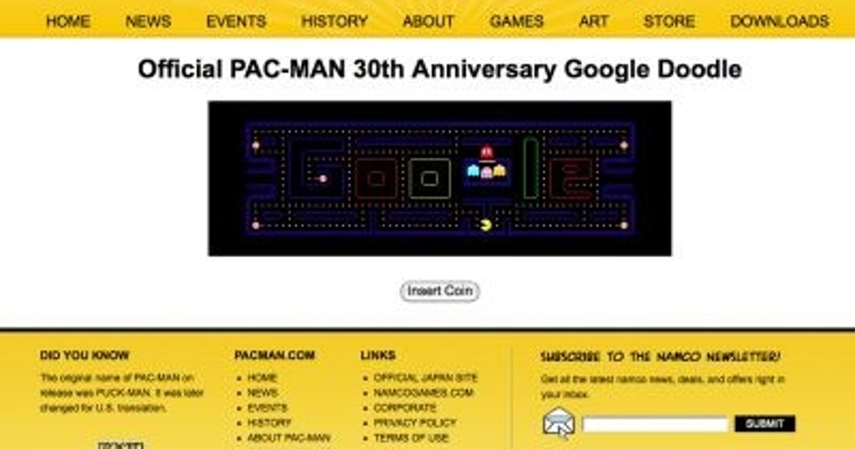 Pac-Man play to stay at Google, The Independent