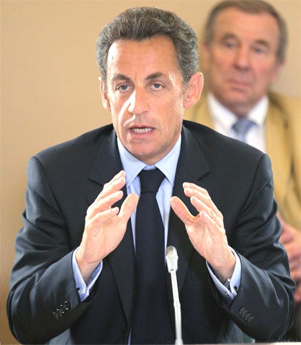 Sarkozy has joined in the row