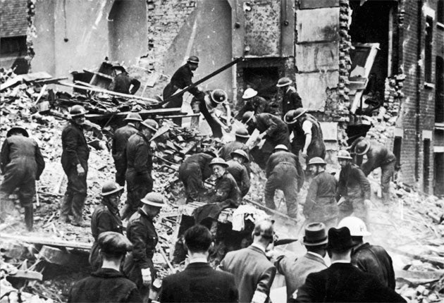 Bermondsey was targeted during the Blitz