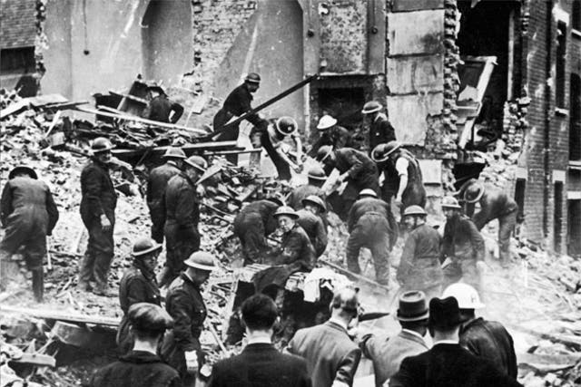 Bermondsey was targeted during the Blitz
