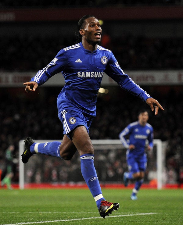 Drogba has been linked with a move to Man City