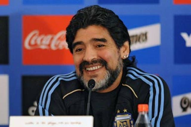 Maradona does not want his team to look too far ahead