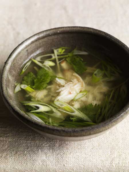 Crab broth with ginger | The Independent | The Independent