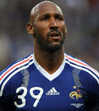 Anelka appears not to be taking the ban seriously