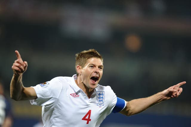 Gerrard is expected to start  further forward