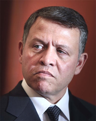 King Abdullah II of Jordan, the country that hanged 11 people on Sunday after the ban on executions was lifted