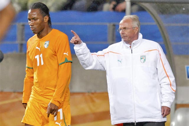 Sven Goran Eriksson is considering an offer to extend his contract as Ivory Coast manager
