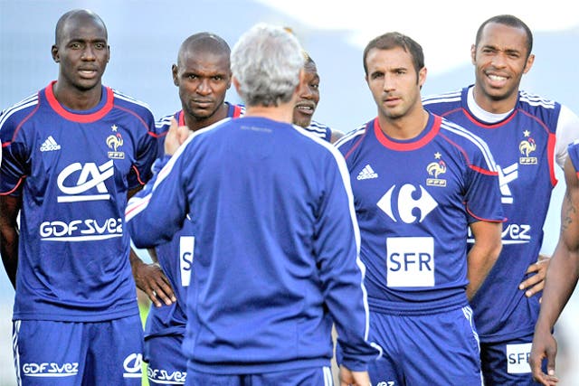 Domenech has lost complete control of his squad