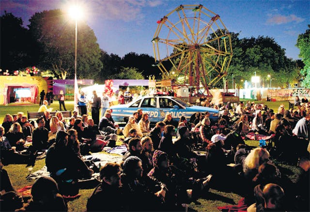 All the fun of the fair: Secret Cinema's showing of The Warriors in London Fields