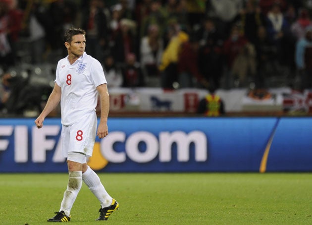 'This is as low as you can feel about a World Cup match,' Lampard said after the draw with Algeria