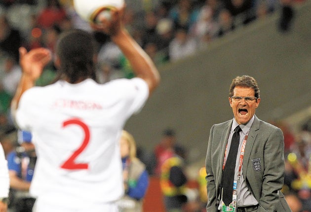 Fabio Capello was at fault for announcing that it would be a failure if England did not reach the final