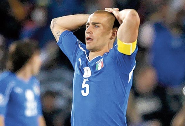 Cannavaro led his country to World Cup glory in 2006
