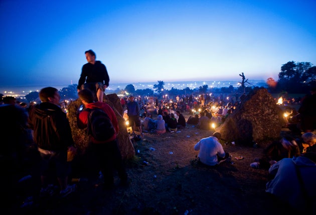 Dusk falls in the field of dreams (Getty)