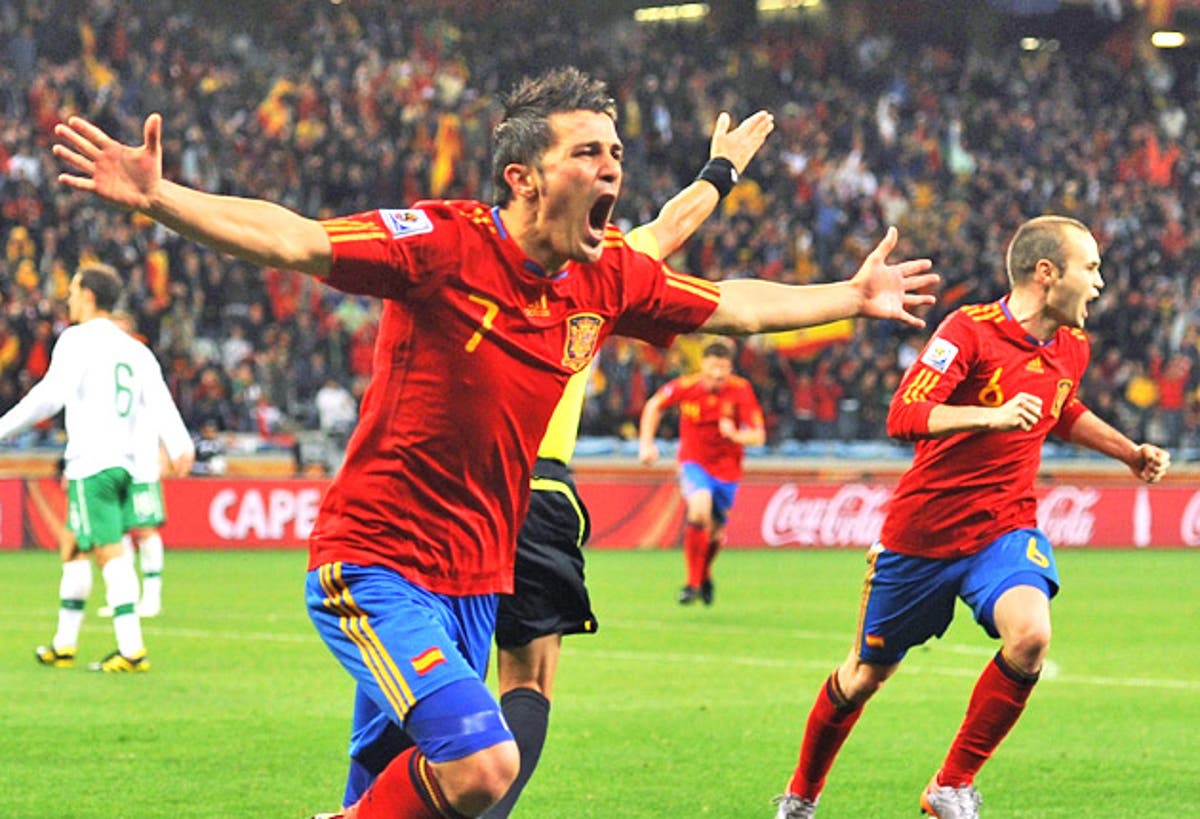 Villa goal sends Spain through in battle of Iberia | The Independent ...