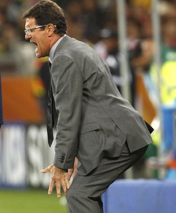 'I did not authorise this and am angry,' says Fabio Capello