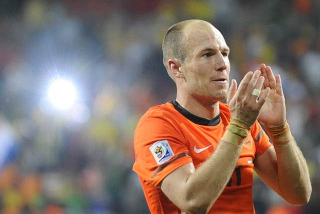 Robben played a key role in Holland's run to the final