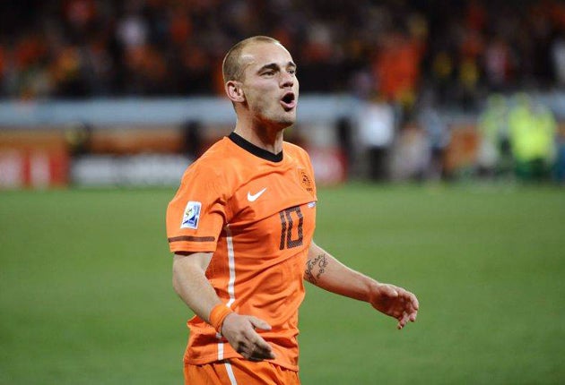 Sneijder has been a star of the tournament