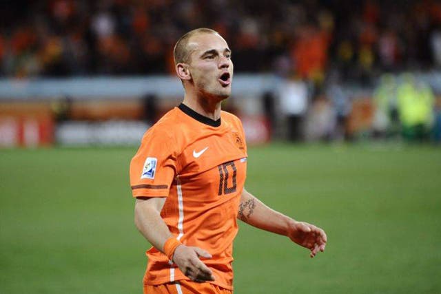 Sneijder has been a star of the tournament