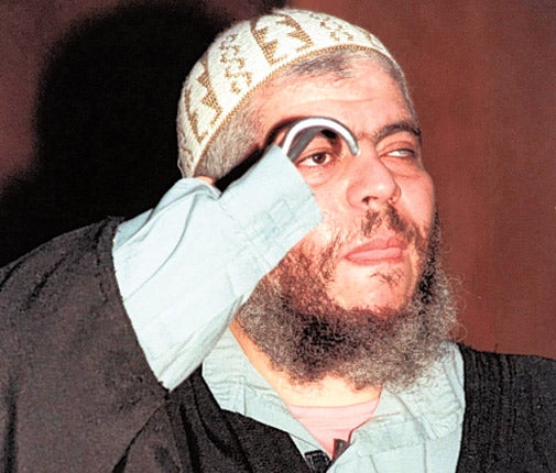 The radical cleric Abu Hamza was reportedly the target of an assassination plot by French spies
