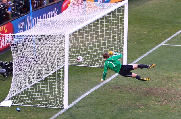 Blatter promised to consider goal line technology again following Lampard's 'goal'