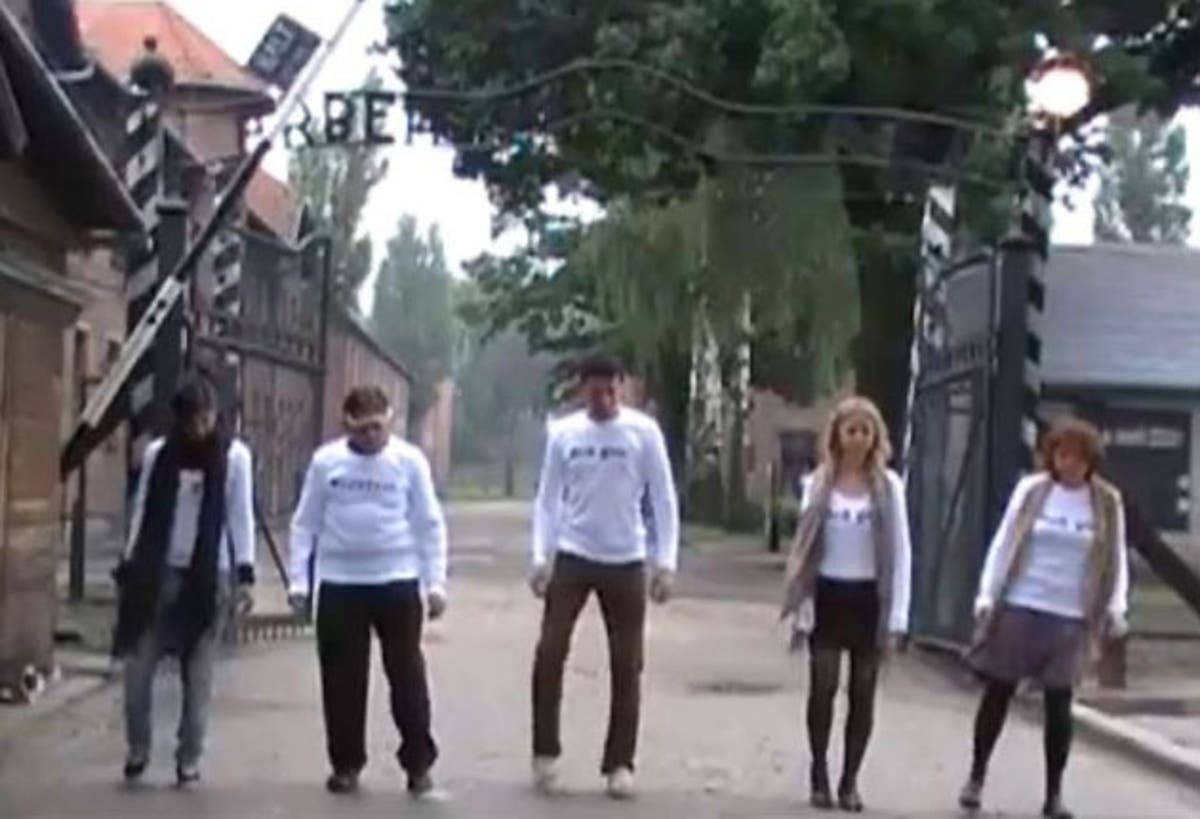 Auschwitz 'I will survive' dance video is sensation The