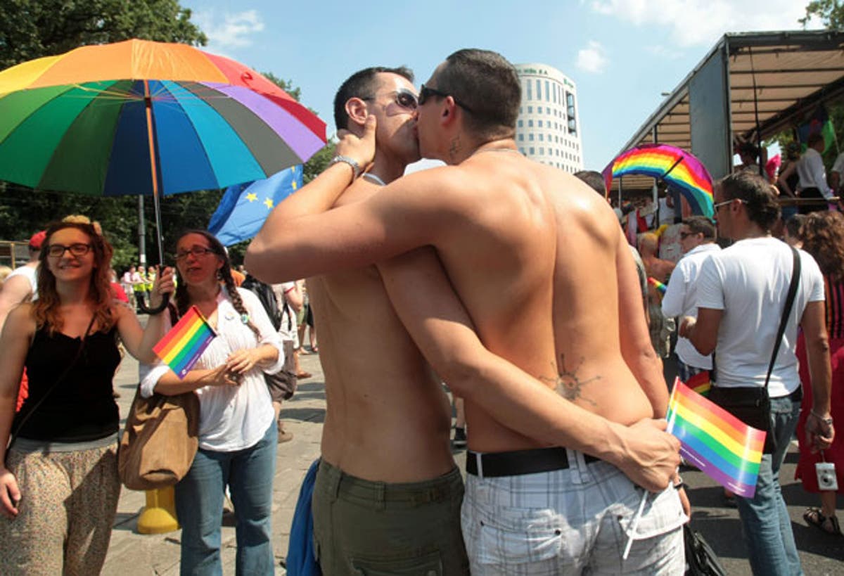 Gay pride parade held in Polish city of Plock