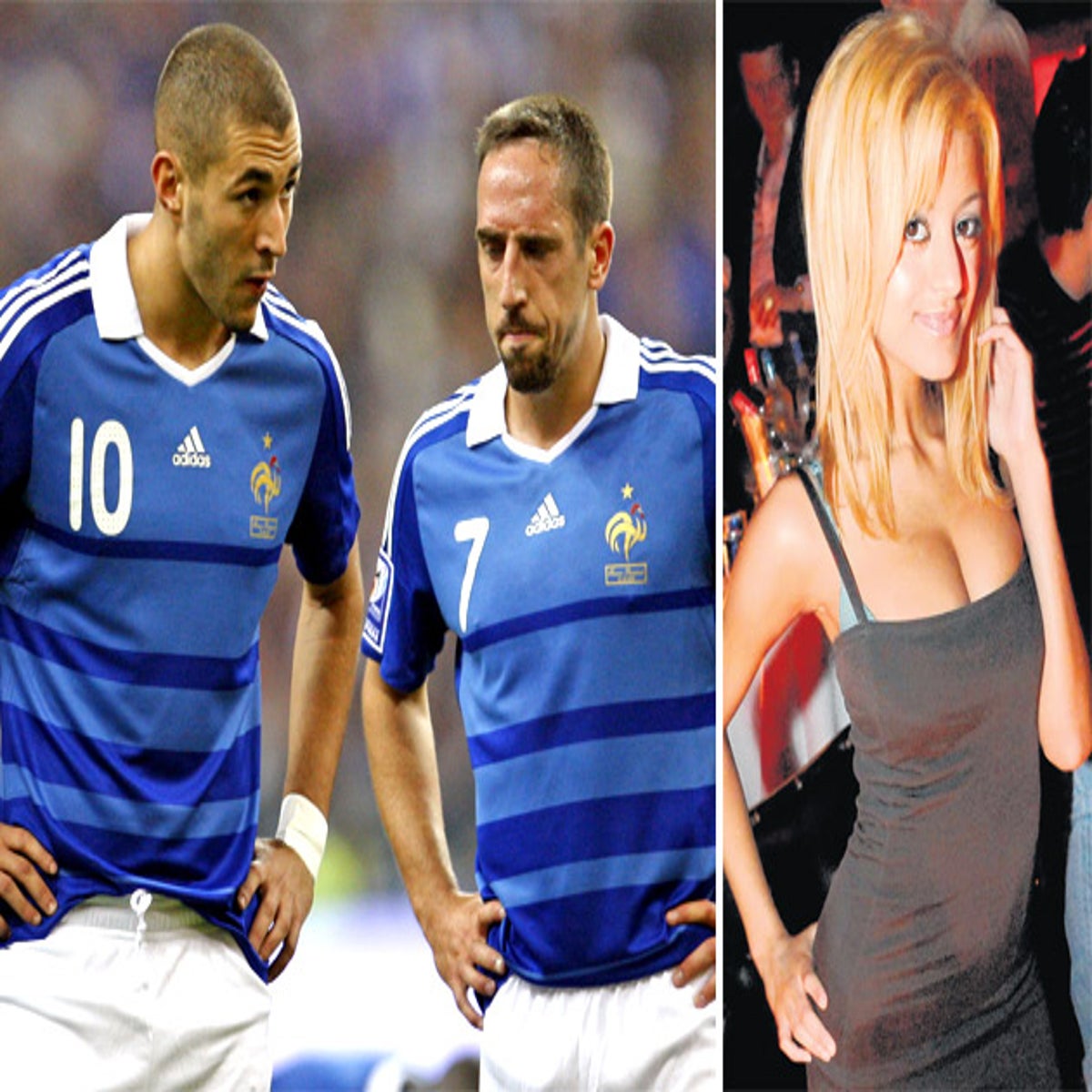 French footballers Karim Benzema and Franck Ribery acquitted of having sex  with underage prostitute Zahia Dehar | The Independent | The Independent