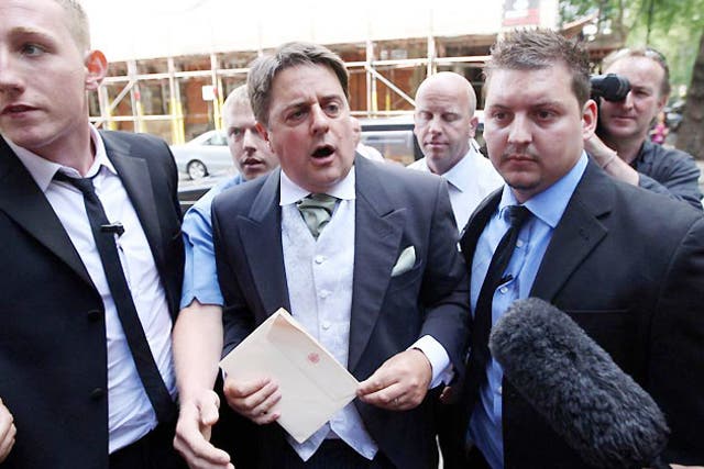 Nick Griffin revealed his address on a Buckingham Palace press pack in 2010 and the picture has resurfaced on social media websites