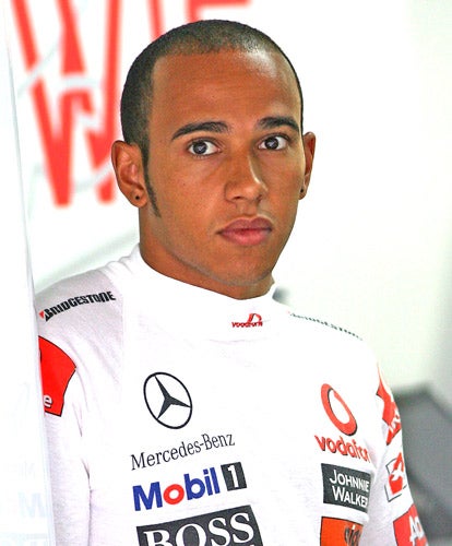 Hamilton was performing tricks in a Mercedes