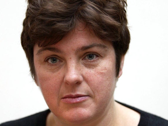 Julie Bindel said she was attacked after a speech at the University of Edinburgh.